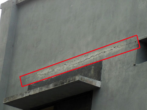 Minor Cracks Found On the Exterior Partition Wall compProject2